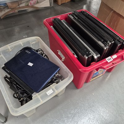 Lot 794 - Seven laptops by Acer, Toshiba, Dell and others