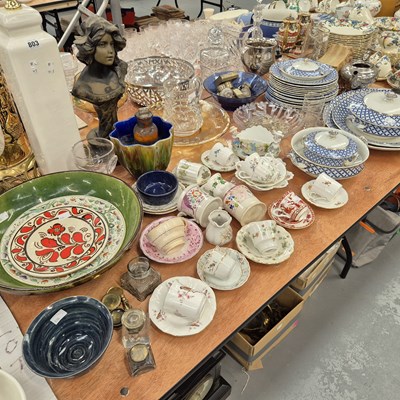 Lot 803 - A Coronaware part dinner service, decorative...