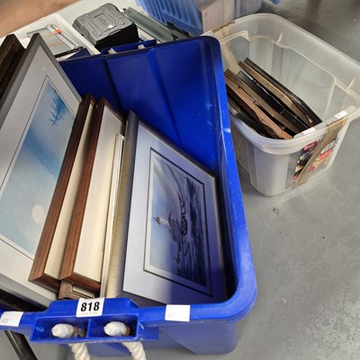 Lot 818 - A collection of prints and pictures