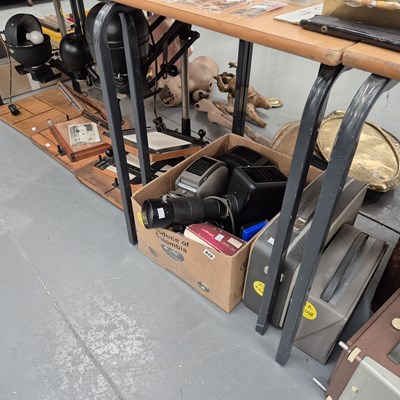 Lot 828 - Darkroom film development equipment, cased and...