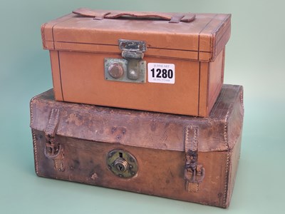 Lot 1280 - Two chemist boxes