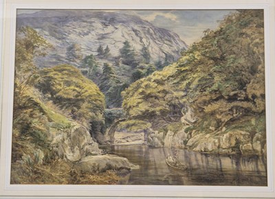 Lot 1302 - A H Fox (early 20th century), boating towards...