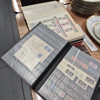 Lot 844 - Nine various stamp albums