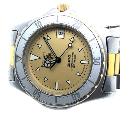 Lot 1140 - Tag Heuer Professional stainless steel and...