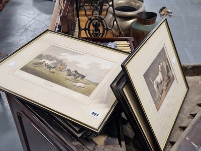 Lot 407 - A group of 19th-century prints of sporting...