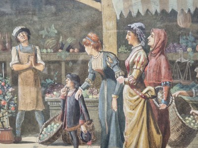 Lot 428 - A group of four watercolour illustrations