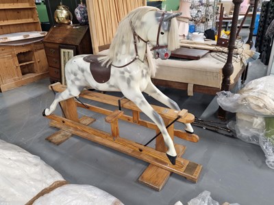 Lot 295 - A vintage rocking horse