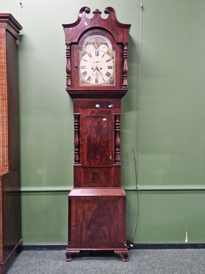 Lot 298 - An early 19th century mahogany cased eight-day...