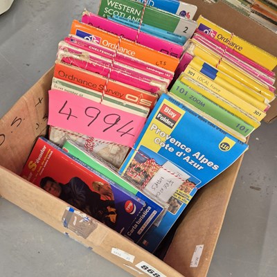 Lot 868 - Ordnance Survey Maps, vacuum accessories, gift...