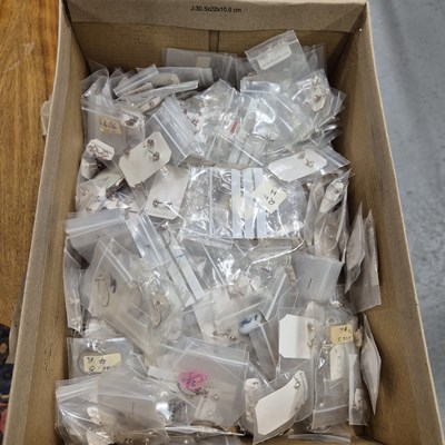 Lot 1070 - Silver- new old stock. Unhallmarked vintage...