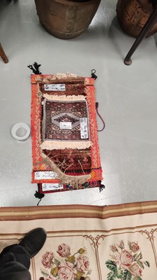 Lot 263 - Five small carpets. Largest 76 x 45cms