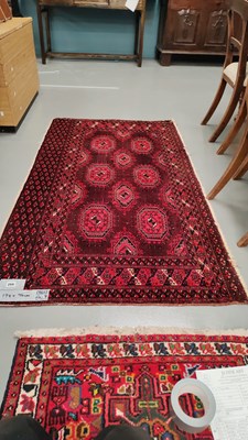 Lot 266 - An Antique Turkoman bag face 174 x 96cms