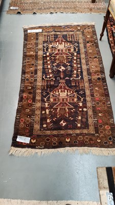 Lot 274 - A Belouch rug 152 x 90cms