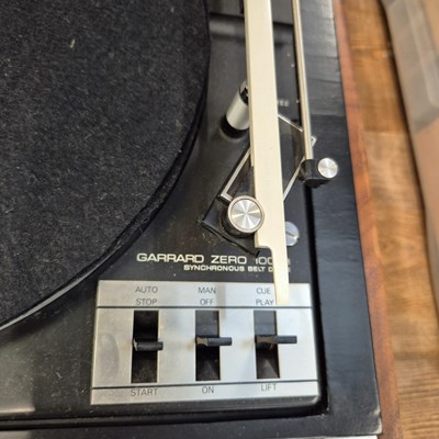 Lot 895A - A Garrard Zero 100SB turntable mounted in a...