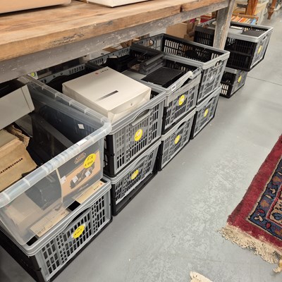 Lot 898 - A large quantity of protographic slide storage...