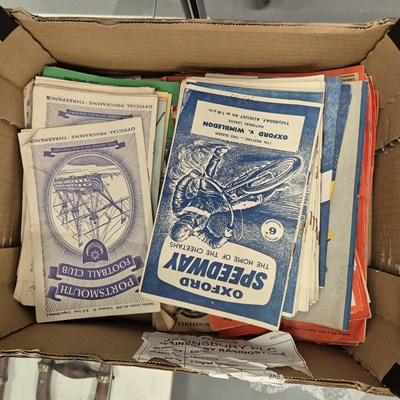 Lot 912 - Sporting Programmes. 1950's football...