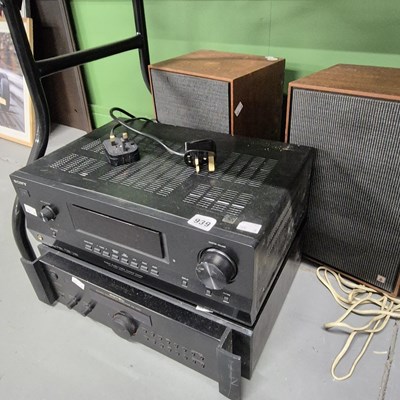 Lot 939 - Audio equipment vintage Rotel and Sony...