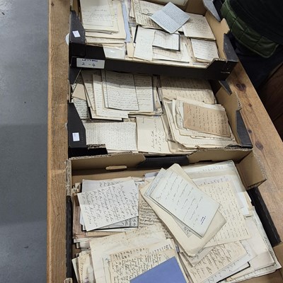 Lot 943 - A collection of antique and vintage letters...