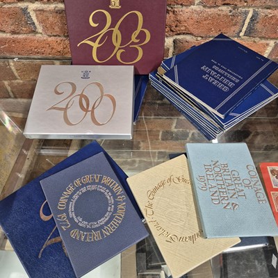 Lot 968 - Various coin year packs and other GB and world...