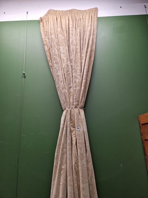 Lot 959b - An individual crea, curtain with a darker...