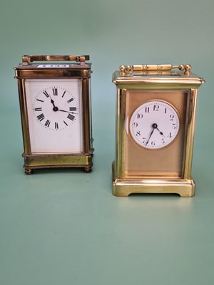 Lot 1344 - A Duverdrey & Bloquel carriage timepiece...