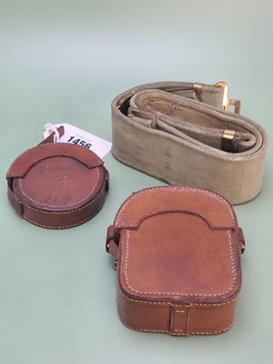 Lot 1456 - A leather cased Lawrence & Co, pocket...