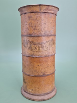 Lot 1458 - Two Mauchline four compartment spice towers