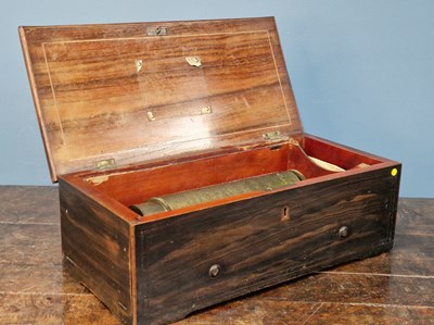 Lot 1471 - A marquetried rosewood cased Nicole Freres...