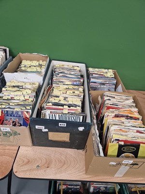 Lot 610 - A large collection of 7" Single Records; Pop...