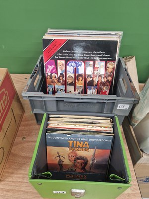 Lot 613 - Rock/Pop - a small collection of LP records &...