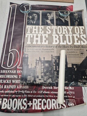 Lot 627 - Blues - 3 posters pertaining to Paul Oliver...