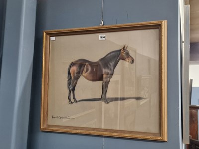 Lot 1496 - 20th century, the horse 'Rosedale Shamrock',...