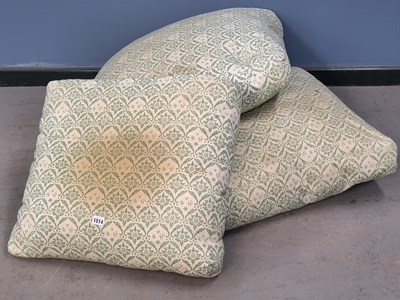 Lot 1514 - Three Howard & Sons green and cream...