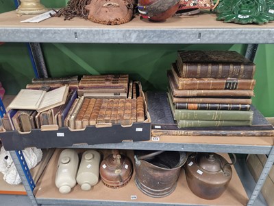 Lot 518 - Leather bound books: birds of Egypt, a tour of...