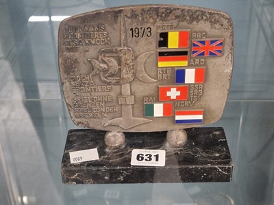 Lot 631 - A 1973 Jeux Sans Frontieres enamelled metal...