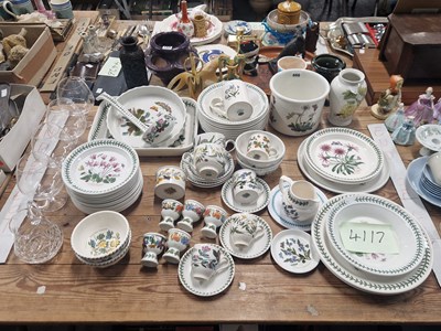 Lot 666 - Portmeirion breakfast wares together with...