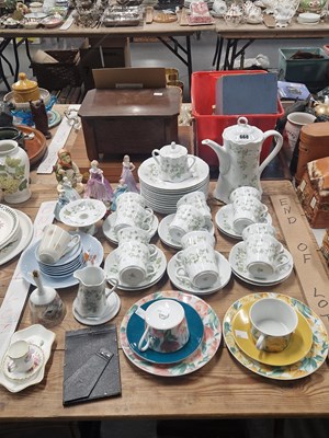 Lot 668 - Hutscenreuter and other coffee wares, Coalport...