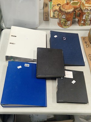 Lot 678 - Four folders containing special event menus
