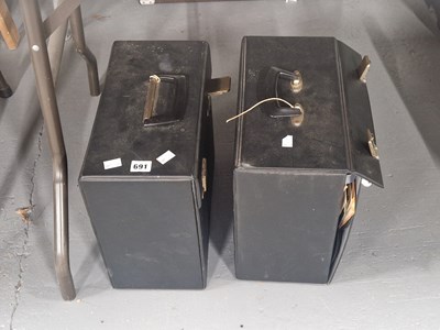 Lot 691 - Two cases of LP records, some 78 and 45rpm...