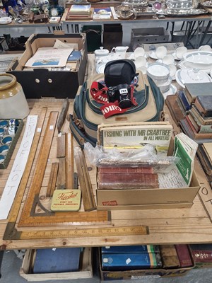 Lot 704 - Wooden folding rulers, Pathfinder folding maps,...