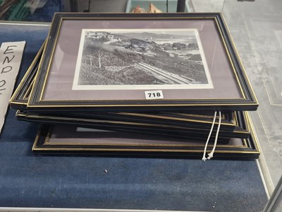 Lot 718 - Five framed early 20th century Barbadian...
