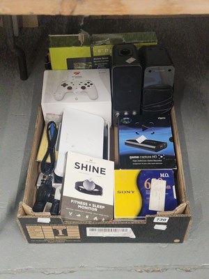 Lot 730 - Games consoles, monitors and games, a pair of...