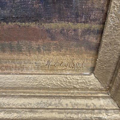 Lot 28 - H. England (20th century) two still life oil...