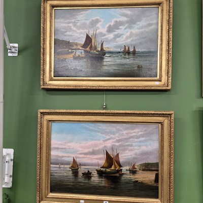 Lot 29 - A pair of late 19th century school oil on...