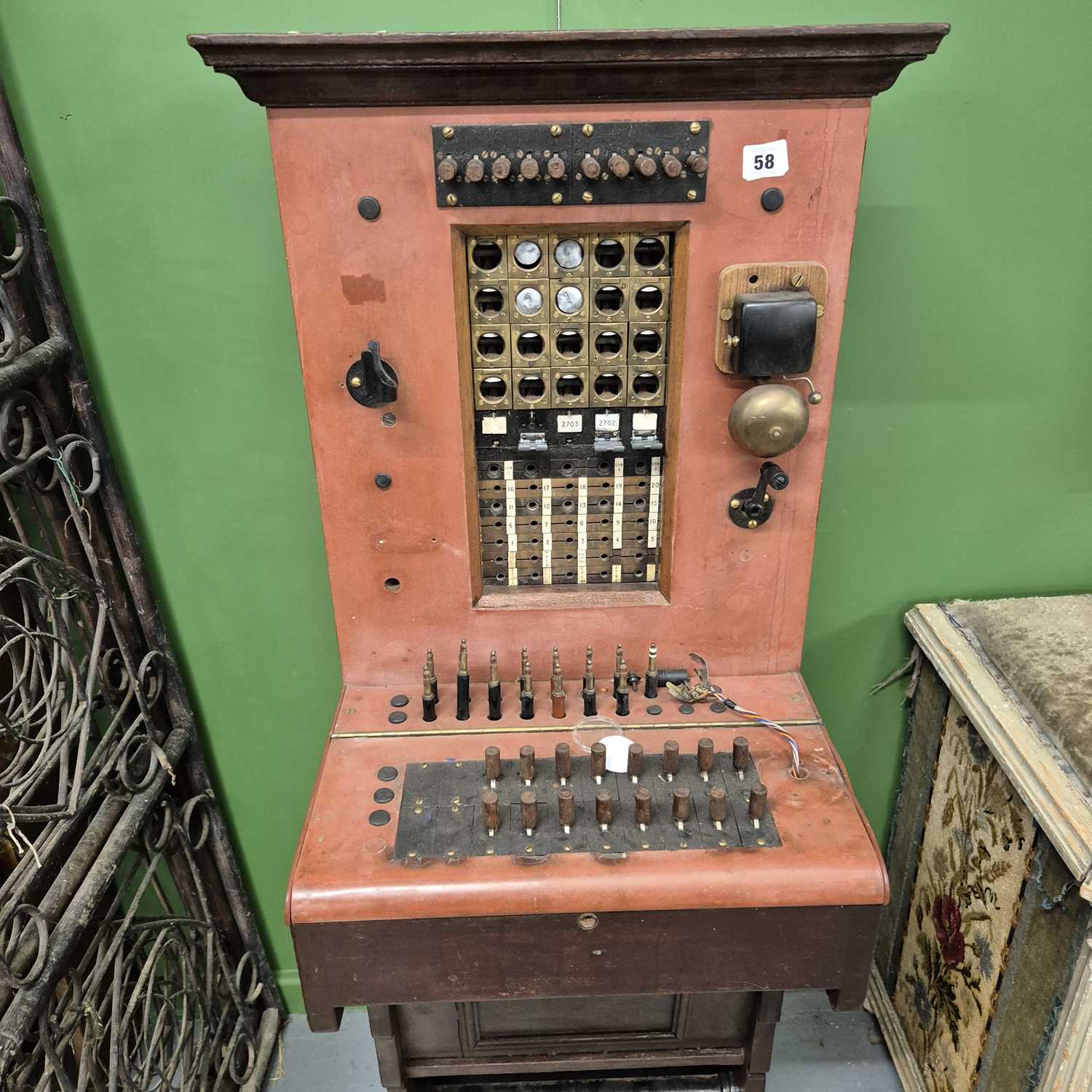 Lot 58 - A vintage country house/ hotel telephone...