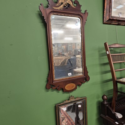 Lot 85 - Two antique wall mirrors.