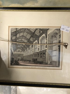 Lot 95 - A watercolour study of an antelope, an oil...