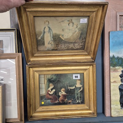 Lot 98 - Early 19th century English naive school...