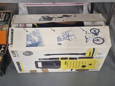 Lot 752 - A Karcher pressure washer in its original box