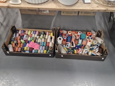 Lot 758 - Approximately 180 reels of various sewing threads